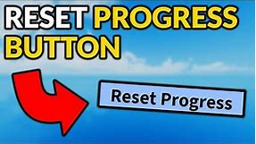 Reset Progress Button - Roblox Scripting Tutorial