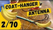 HAM RADIO: The Coat hanger Antenna 2m/70cm dipole.