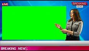 News Studio Green Screen | New Style Virtual Effects News Room & News Studio ē Lower Third Template