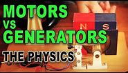What's the difference between motors and generators?