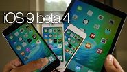 iOS 9 beta 4: New Features