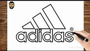 How To Draw Adidas logo |