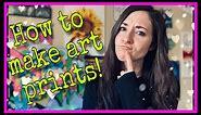 How I Make Art Prints Cheap! Small Business Artist and my Experience with Staples