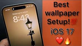 2 Best Wallpaper setup for iPhone❤️🔥 ft. iPhone 15 😍