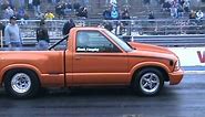 9 second s-10 chevy drag truck!