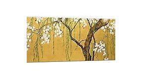 ARTCANVAS Cherry Tree Panoramic Canvas Art Print Stretched Wall Decor by Sakai Hoitsu - 48" x 16" (1.50" Deep)
