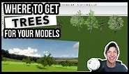 4 PLACES TO GET TREES for your SketchUp Models