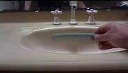 How to Bend Running Water (using a Comb) - Simple Science Experiment - Static Electricity