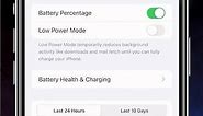 How to See Your iPhone's Battery Percentage
