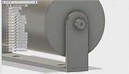 Paper Tower Holder Part 1 - Upright CAD