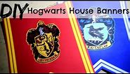 DIY Hogwarts House Crest Banners Tutorial