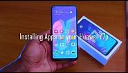 Huawei Y7p - How to Download and Install Apps