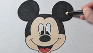 How to Draw Mickey Mouse - Easy Drawing Tutorial