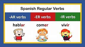 Spanish Verbs Conjugation in the present tense
