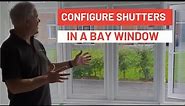 How do you configure shutters in a bay window? || The Blinds And Shutter Company