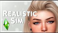 Making a Realistic Sim in The Sims 4 + CC List