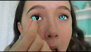 I Try 4 Creepy & Creative COLOR Contact Lenses ... See The Looks! FionaFrills