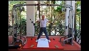 Vladimir Putin flexes his muscles, literally