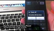How to Unlock Samsung & Enter Unfreeze Code / Remove "Network lock control key" - full instructions