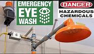 Emergency Shower/Eyewash Station Test & Demonstration