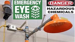 Emergency Shower/Eyewash Station Test & Demonstration