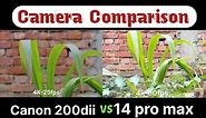 Iphone 14 pro max VS Canon 200d Mark ii Camera Comparison