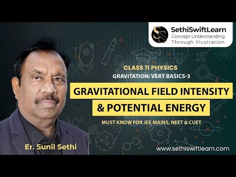 Gravitational Field Intensity & Potential Energy | Gravitation Very Basics-3 | Class 11 NCERT Ch 7