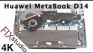 Huawei MateBook D14 - disassemble [4k]
