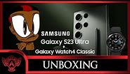 My Samsung Galaxy S23 Ultra UNBOXING (Green) + Galaxy Watch 4 Classic