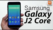 Samsung Galaxy J2 Core: Unboxing | Hand on | Price [Hindi हिन्दी]