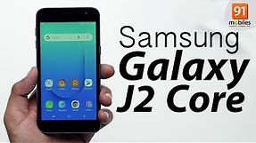 Samsung Galaxy J2 Core: Unboxing | Hand on | Price [Hindi हिन्दी]