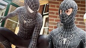 SPIDER-MAN Black Suit Symbiote Movie Costume Replica!