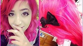 ♥ How I Dyed My Hair Hot Pink! ♥