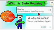 What is Data Roaming ? || Explained