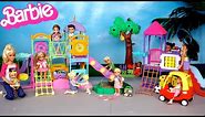 Barbie Family Toddler Dolls Playground Fun & Night Routine