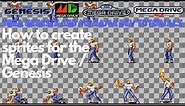How to Create Sprites for the Sega Genesis & Mega Drive - Beginners Dev Tutorials