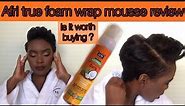 Afri True foam wrap and set mousse by Clicks product review l does this work on relaxed hair 🇿🇦