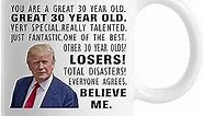 Donald Trump Mug, 30th Birthday Gifts for Men Women, Funny 30 Year Old Gift Coffee Mug, 1994 30th Birthday Mugs for Him, Her, Uncle, Brother, Husband, Friend, Novelty Prank Gift 11 oz Tea Cup (30th)
