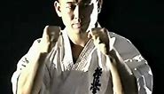 Kyokushin kumite training