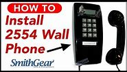 Cortelco 2554 Wall Phone Easy Installation