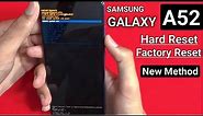 Samsung Galaxy A52 Hard Reset | How To Factory Reset Samsung A52 (SM-A525f)