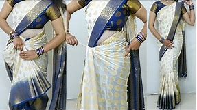 silk saree draping for beginners step by step | easy saree draping guide | sari draping idea
