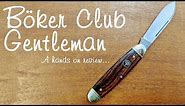 Böker Solingen Club Knife Gentleman folding pocket knife - hands on review
