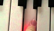 How to play a G note on the piano