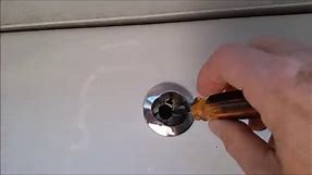 How to Remove Roca Flush Button
