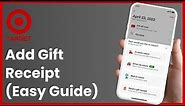How to Add Gift Receipt on Target App !