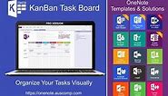 Auscomp KanBan Task Board for OneNote - Visualize your Tasks, To-Do’s and Projects in OneNote.