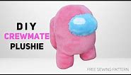 How to Make an Among Us Crewmate Plushie [Free Pattern]