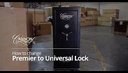 Cannon Safe-FAQs-How to Change the Premier to Universal Lock