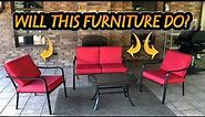 Great patio furniture for cheap by Mainstays Red